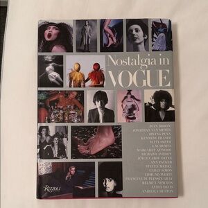 Rizzoli Nostalgia in Vogue Book with Black and White Cover